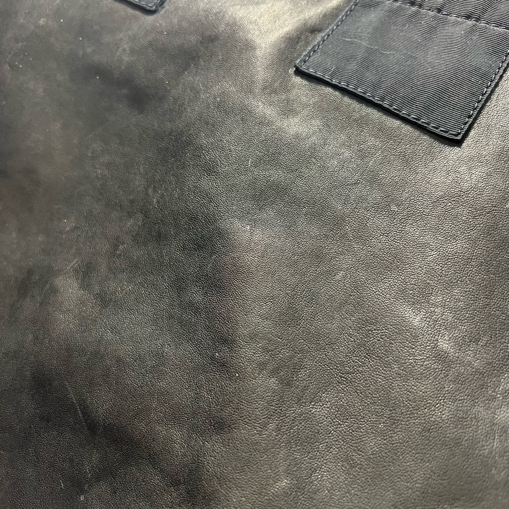 Black Authentic Soft Leather LANVIN Tote bag Black 2200373199402 - Picture 6 of 6